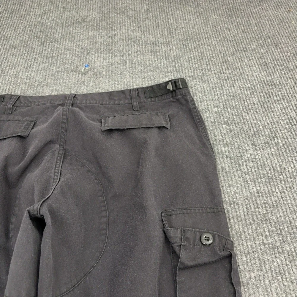 Advantex BDU Cargo Pants Mens L Black Cotton Blend Adjustable Tactical Gorp